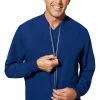 Healing Hands Men's Samuel Zip Up Bomber Jacket 2 Healing Hands Men's Samuel Zip Up Bomber Jacket -Cherokee Shop 1 hh 5350 650