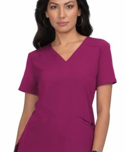 Koi Women's Velocity Solid Scrub Top