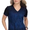 Koi Clearance Women's Passion Nouveau Herringbone Print Scrub Top -Cherokee Shop 1 ko 1046pr printclearancenhb 650