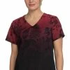 Koi Clearance Women's Reform Eastern Dreams Ruby Ombre Print Scrub Top 1 Koi Clearance Women's Reform Eastern Dreams Ruby Ombre Print Scrub Top -Cherokee Shop 1 ko 1048pr printclearanceedo 650