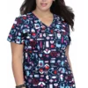 Koi Clearance Women's Leslie Nurse Life Print Scrub Top -Cherokee Shop 1 ko 384pr printclearancenrl 650