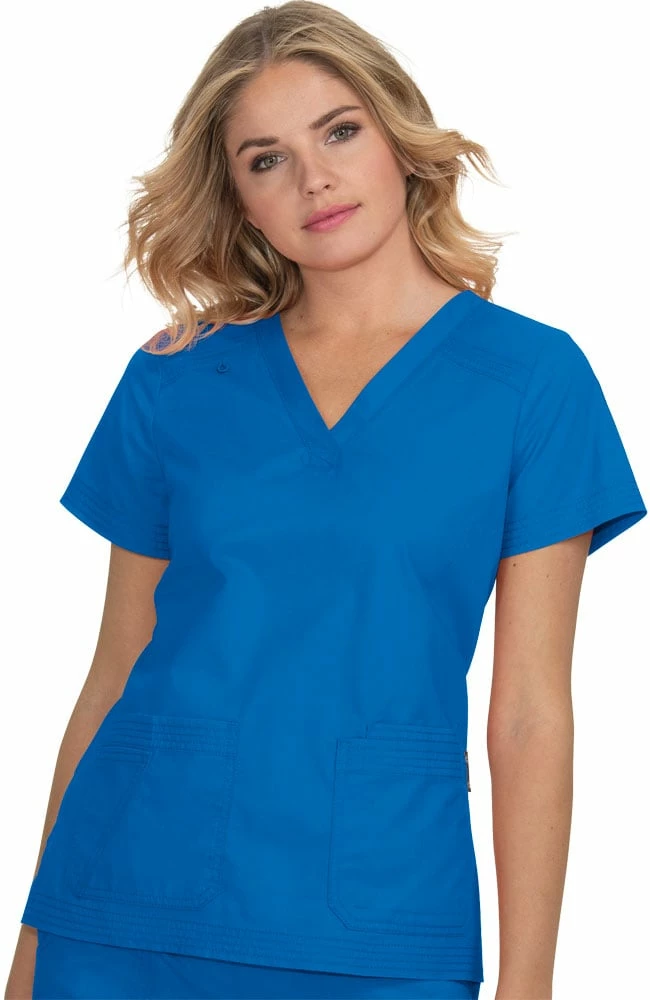 Koi Clearance Women's Kyra V-Neck Solid Scrub Top 3 Koi Clearance Women's Kyra V-Neck Solid Scrub Top