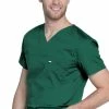 Landau Clearance Men's V-Neck Ripstop Scrub Top -Cherokee Shop 1 ln 4127 clearanceghr 650