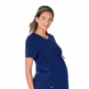 Landau Women's Maternity V-Neck Empire Waist Tunic Solid Scrub Top -Cherokee Shop 1 ln 4399 650