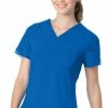 Urbane Women's Stripe Trim Solid Scrub Top 1 Urbane Women's Stripe Trim Solid Scrub Top -Cherokee Shop 1 ln 9108lka 650