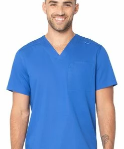 Urbane Clearance Men's Tuckable Solid Scrub Top