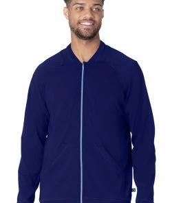 Urbane Men's Warm Up Solid Scrub Jacket