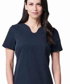 Medelita Women's Sola Solid Scrub Top