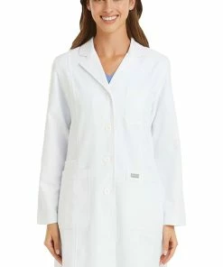 Maevn Uniforms Women's 36" Notch Collar Lab Coat