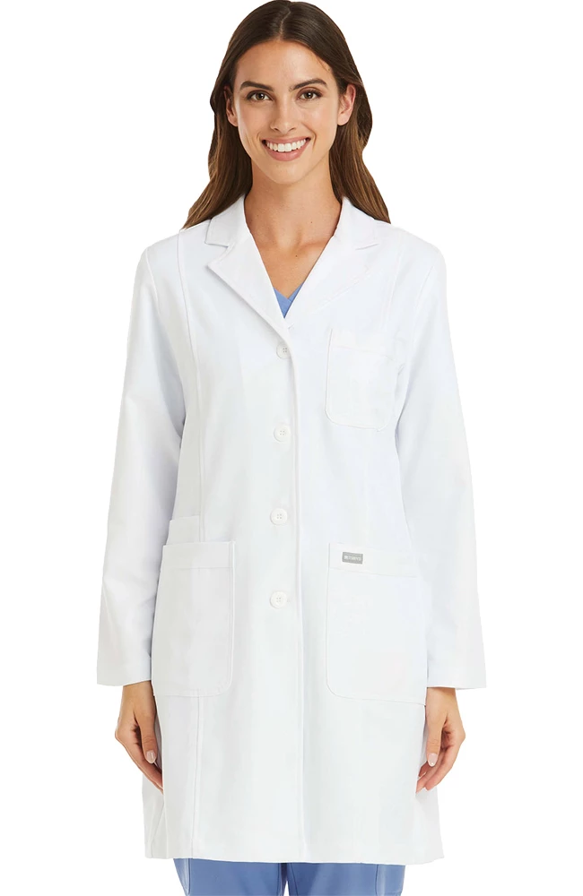 Maevn Uniforms Women's 36" Notch Collar Lab Coat 3 Maevn Uniforms Women's 36" Notch Collar Lab Coat
