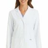 Maevn Uniforms Women's Notch Collar Consultation Lab Coat -Cherokee Shop 1 mv 5073 wht 650