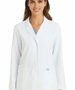 Maevn Uniforms Women's Notch Collar Consultation Lab Coat