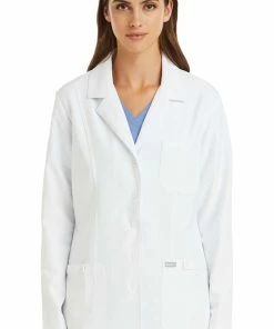Maevn Uniforms Women's 29" Notch Collar Consultation Lab Coat