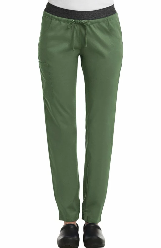 Maevn Uniforms Women's Drawstring Elastic Waistband Cargo Scrub Pant 3 Maevn Uniforms Women's Drawstring Elastic Waistband Cargo Scrub Pant