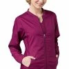 EON Women's COOLMAX Mesh Panel Solid Scrub Jacket -Cherokee Shop 1 mv 8708 650