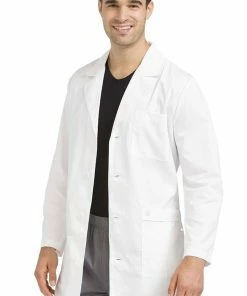 Med Couture Men's Twill 38" Lab Coat
