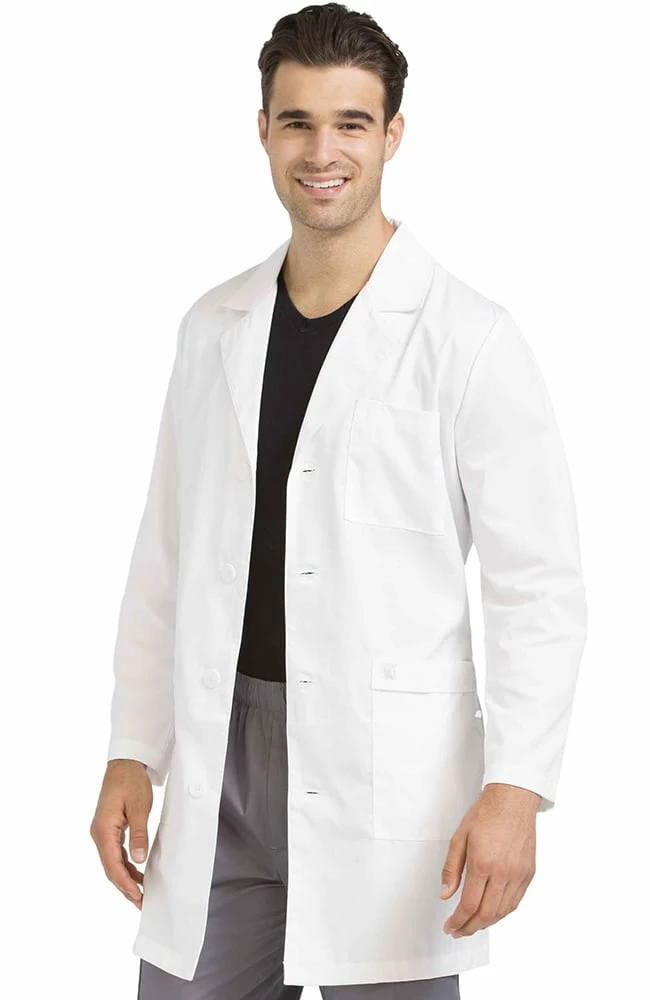 Med Couture Men's Twill 38" Lab Coat 3 Med Couture Men's Twill 38" Lab Coat