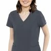Med Couture Clearance Austin By Women's 5 Pocket Solid Scrub Top -Cherokee Shop 1 pe 5470 clearance 650