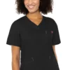 Med Couture Clearance Women's Signature V-Neck Solid Scrub Top 2 Med Couture Clearance Women's Signature V-Neck Solid Scrub Top -Cherokee Shop 1 pe 8403 clearance 650