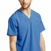 White Cross Men's V-Neck Solid Scrub Top 1 White Cross Men's V-Neck Solid Scrub Top -Cherokee Shop 1 wc 2269 650