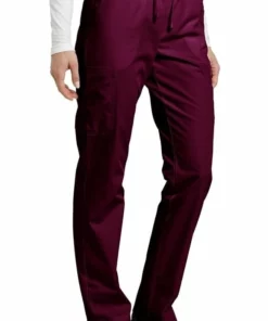 White Cross Women's Elastic Waistband Cargo Scrub Pant