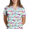 White Cross Clearance Women's I Love You Print Scrub Top 1 White Cross Clearance Women's I Love You Print Scrub Top -Cherokee Shop 1 wc 618 printclearanceily 650