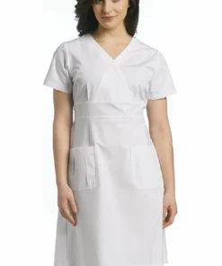 White Cross Women's A-Line Scrub Dress