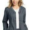 White Cross Clearance Women's Button Front Cardigan Warm Up Scrub Jacket -Cherokee Shop 1 wc 949 clearance 650
