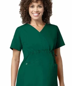 WonderWORK Women's Maternity Solid Scrub Top