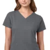 WonderWink Clearance Women's Contoured V-Neck Solid Scrub Top -Cherokee Shop 1 wk 6128 clearance 650