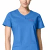 WonderWink Clearance Women's Patience Curved Notch Solid Scrub Top -Cherokee Shop 1 wk 6208 clearance 650