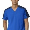 WonderWink Clearance Men's Colorblock Scrub Top -Cherokee Shop 1 wk 6655 clearance 650