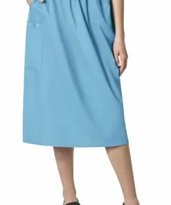 WonderWORK Clearance Women's Elastic Waist Cargo Scrub Skirt