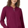 WonderWink Clearance Women's Bomber Solid Scrub Jacket 1 WonderWink Clearance Women's Bomber Solid Scrub Jacket -Cherokee Shop 1 wk 8129 clearance 650