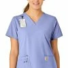 Carhartt Women's V-Neck 5 Pocket Scrub Top -Cherokee Shop 1 wk c12113 650