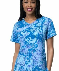 Carhartt Clearance Women's Marvel Love Print Scrub Top