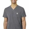 Carhartt Men's Zip Pocket Scrub Top -Cherokee Shop 1 wk c15037 650