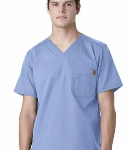 Carhartt Clearance Men's V-Neck Utility Solid Scrub Top