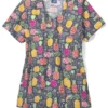 Zoe And Chloe Clearance Women's Mock Wrap Aloha Summer Print Scrub Top 2 Zoe And Chloe Clearance Women's Mock Wrap Aloha Summer Print Scrub Top -Cherokee Shop 1 wk z14202 printclearanceaos 650