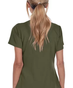 Grey's Anatomy Clearance Women's Mock Wrap Solid Scrub Top -Cherokee Shop 2 bc 2130 clearance 650