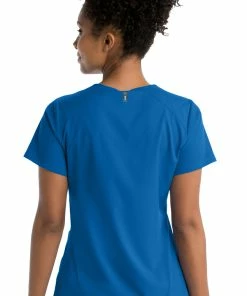 Grey's Anatomy Women's Solid Scrub Top & Kim Colorblock Scrub Pant -Cherokee Shop 2 bc 28set 650