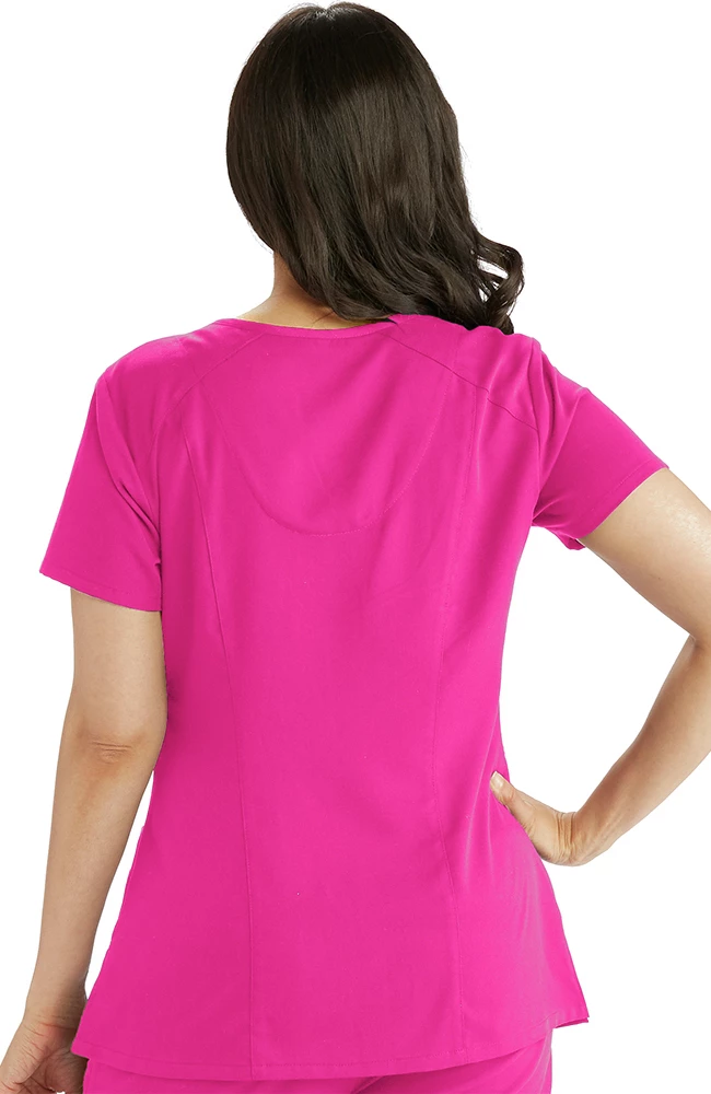 Grey's Anatomy Clearance Women's V-Neck Solid Scrub Top 4 Grey's Anatomy Clearance Women's V-Neck Solid Scrub Top - Image 2
