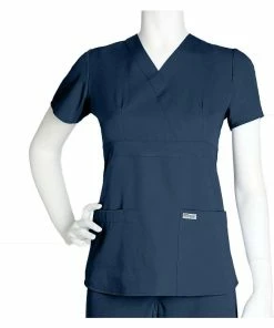 Grey's Anatomy Women's Mock Wrap And 5-Pocket Pant Set -Cherokee Shop 2 bc 4set 650