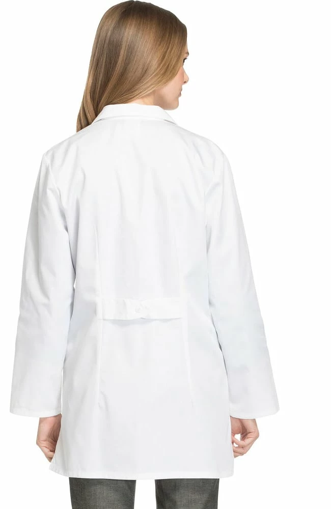 Cherokee Women's Notched Lapel 32" Lab Coat 4 Cherokee Women's Notched Lapel 32" Lab Coat - Image 2