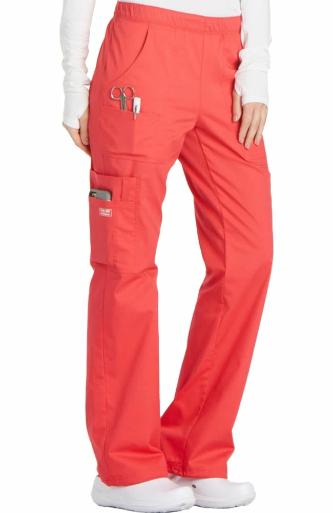 Cherokee Workwear Clearance Women's Elastic Waist Scrub Pant 4 Cherokee Workwear Clearance Women's Elastic Waist Scrub Pant - Image 2