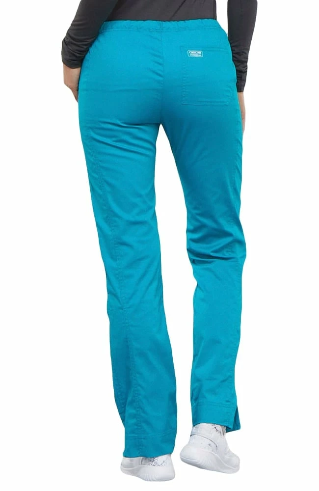 Cherokee Workwear Clearance Women's Mid Rise Skinny Leg Scrub Pant 4 Cherokee Workwear Clearance Women's Mid Rise Skinny Leg Scrub Pant - Image 2