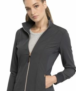 Cherokee Clearance Women's Zip Front Solid Scrub Jacket -Cherokee Shop 2 ck ck365 clearance 650
