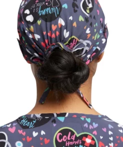 Cherokee Women's Work Of Heart Print Scrub Hat -Cherokee Shop 2 ck ck513 print 650