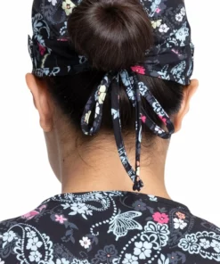Cherokee Clearance Women's Flutter Blooms Print Scrub Hat -Cherokee Shop 2 ck ck513 printclearance 650 1