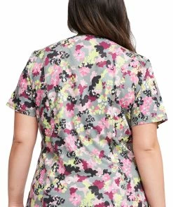Cherokee Women's Floral Camotion Print Scrub Top 9 Cherokee Women's Floral Camotion Print Scrub Top -Cherokee Shop 2 ck ck634 print 650